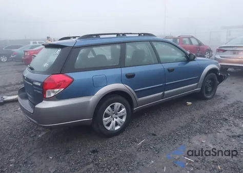 2008 Subaru Outback from USA, damaged, VIN 4S4BP60C287345658